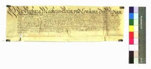 Transfix zum obigen Lehensbrief [U 1457].