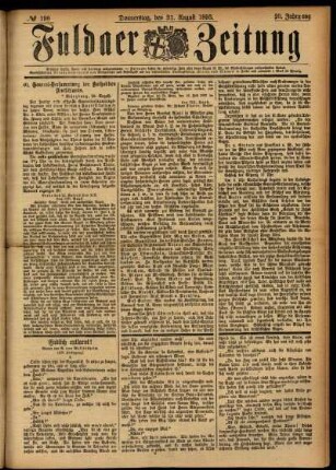 Ausgabe vom Donnerstag, den 31. August 1893.