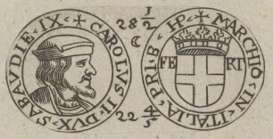 Bildnis des Carolvs II., Herzog von Savoyen