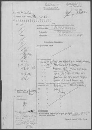 Wallhausen-Schainbach mit Limbach (Wallhausen) und Triftshausen: Pfarrbericht mit Visitationsbericht 1966