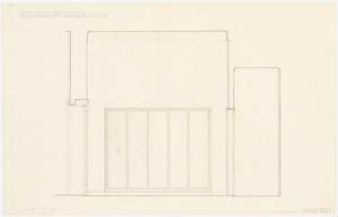 Reichsministerium für Ernährung und Landwirtschaft, Berlin-Mitte Umbau und Erweiterung: Garderobe 2.OG 1:20