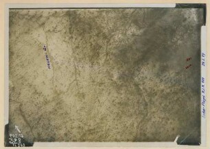 Foto des Geländes am linken Flügel des Regiments 109 nordwestlich von Esnes-en-Argonne (Luftbild)