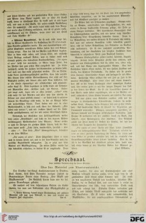 Sprechsaal