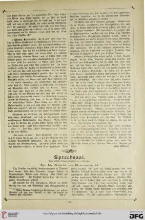 Sprechsaal