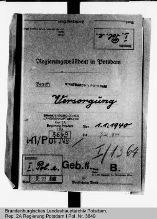 Versorgung von Polizeibeamten