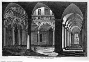 I monumenti più interessanti di Roma ..., Tafel 31: Palazzo della Valle, Cortile