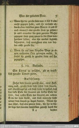 Vom Lineale