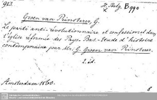 Historia Belgica B 0990