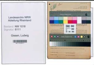 Entnazifizierung Ludwig Giesen , geb. 09.12.1904 (Hausmeister)