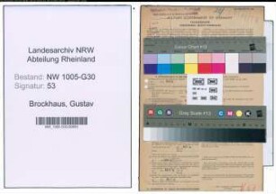 Entnazifizierung Gustav Brockhaus , geb. 06.10.1885 (Verkehrsaufseher)
