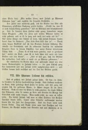 VII. Wie Pharaos Träume sich erfüllen