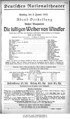 Die lustigen Weiber von Windsor