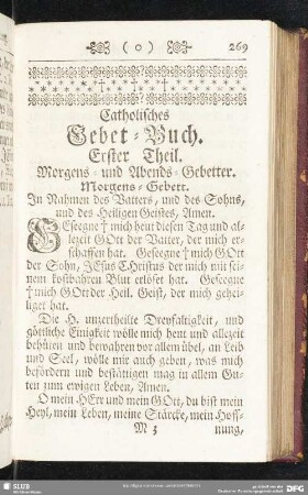 Catholisches Gebet-Buch
