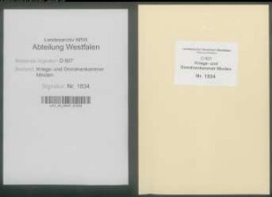 Gesundbrunnen zu Bünde und zu Holzhausen (Amt Limberg) - Band 1