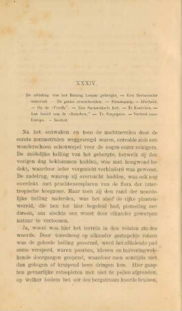 XXXIV. De afdaling van het Batang Loepar gebergte. - ...