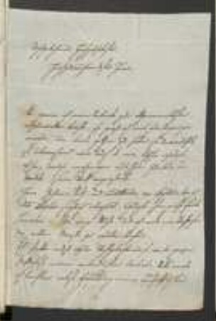Brief von Christoph Raphael Schleis von Löwenfeld an Johann Jacob Kohlhaas