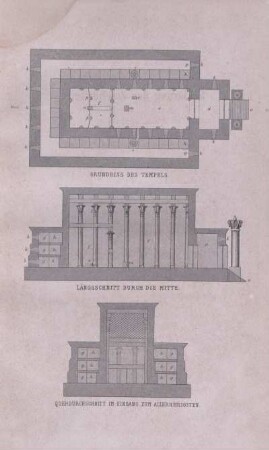 [Graphische Darstellung des Tempels.]