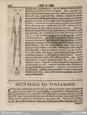AUCTARIUM XII. TENTAMINIS.