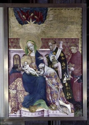 Marienaltar — Innenseite des rechten Flügels mit der Darstellung der Anbetung der Heiligen Drei Könige