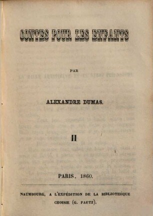 Contes pour les enfants, 2