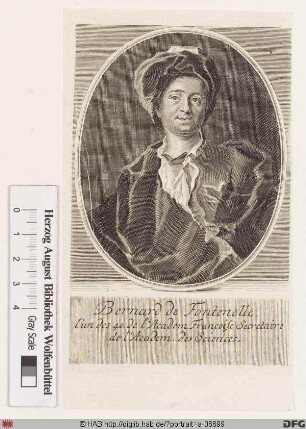 Bildnis Bernard Le Bovier de Fontenelle