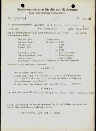 Schellenberg, August