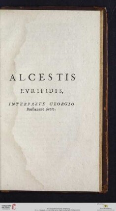 Alcestis Euripides