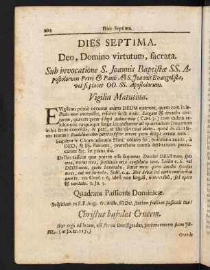 204-220, Deo, Domino virtutum, sacrata.-Lectio Antemeridiana.
