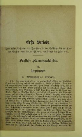 A. Urgeschichte
