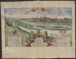 Monachivm Vtrivsqve Bavariae Civitas Primar. : [gewidmet] Gwilhelmo Comiti Pal. Rheni Utriusque Bavariae Duci