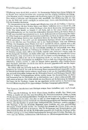 99-100 [Rezension] Touilleux, Paul, Introduction à une théologie critique