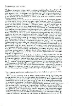 99-100 [Rezension] Touilleux, Paul, Introduction à une théologie critique
