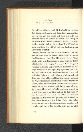 An Gleim Wandsbeck, den 19. März 1787