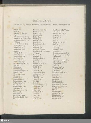 Verzeichnis