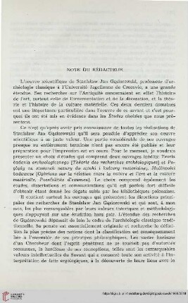 Note du Rédacteur