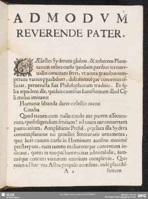 Admodum reverende pater
