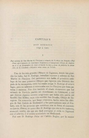 Capitulo X. Don Rodrigo 1192 á 1221