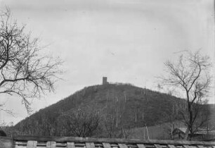 Blick auf eine Burgruine