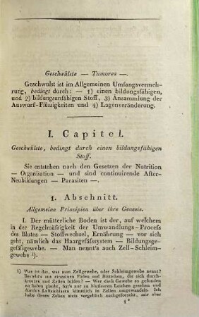 Nosologie und Therapie der chirurgischen Krankheiten in Verbindung mit der Beschreibung der chirurgischen Operationen oder gesammte ausführliche Chirurgie : für practische Aerzte und Wundaerzte, Bd. 5, Abth. 1. Von den Geschwülsten ; 1