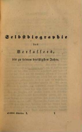 Adam Oehlenschlägers Selbstbiographie, 1