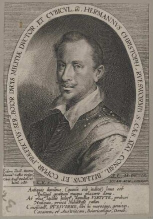 Bildnis des Hermannvs Christoph Rveswormb