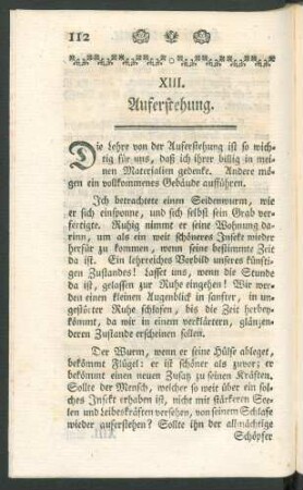 XIII. Auferstehung.