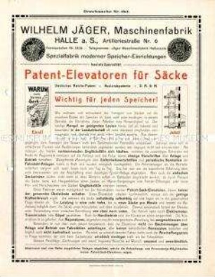 Elevatoren für Säcke