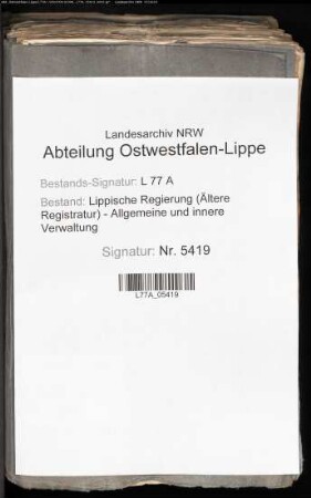 Judengeleit im Amt Schwalenberg