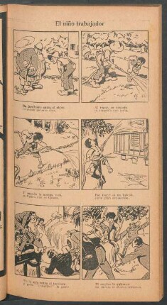 El niño trabajador - [Cómic]