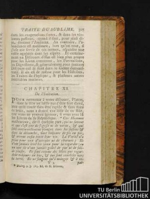Chapitre XI. De l'imitation.