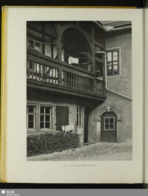 Hof eines alten Bürgerhauses