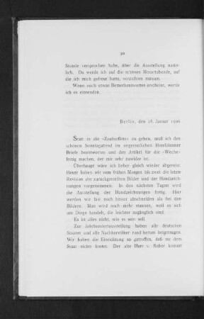 Berlin, den 28. Januar 1906