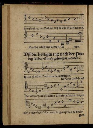Ich glaub in Gott vatter almechtigen