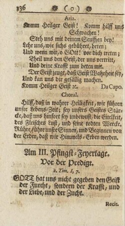 Am III. Pfingst-Feyertage.